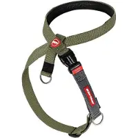 EzyDog Crosscheck Honden Tuigje - Harnas voor Honden - S - Khaki Groen