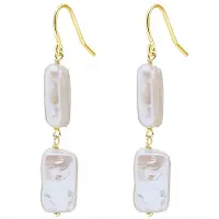 Valero Pearls Oorbellen goud / parelwit