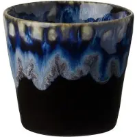Costa Nova - servies - lungo kop - Grespresso Zwart - aardewerk - H 7,5 cm