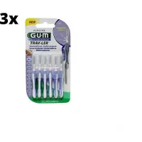 Gum Travler Ragers 0.6mm Lila - 3 x 6 stuks - Voordeelverpakking