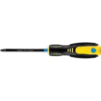 Topex Schroevendraaier PH2x150mm Extra geharde Punt, Magnetisch, CrV Staal