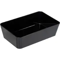 Wenko Opbergmand Wenko Candy Kunststof Zwart 6x14x22cm