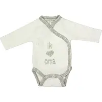 Petit villain Ik Love Oma Maat 56 3m Wit Romper