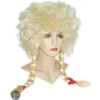 Partylook Pruik Greetje blond