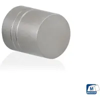 GPF bouwbeslag Meubelknop rond 30mm/ hoogte 32mm - RVS geborsteld - 5510.30