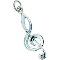 Aim Zilveren hanger vioolsleutel
