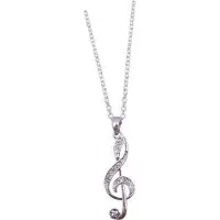 Aim Halsketting vioolsleutel (schakelketting 53 cm)