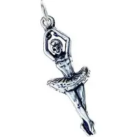 Aim Music Gifts - Zilverhanger balletdanseres - Charmant ontwerp