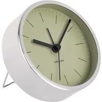 Karlsson Minimal wekker staalolijfgroen