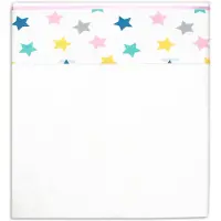 Briljant Baby laken Bjorn junior 100 x 150 cm katoen wit