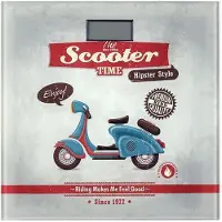 Wenko Badwaage Vintage Scooter - Weegschaal - LCD-Display