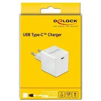 DeLOCK 41446 USB-oplader 40.0 W USB-A, USB-C USB PD Wit Thuis USB Power Delivery (USB-PD), Overstroombeveiliging