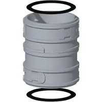 Burgerhout Flex Koppelstuk Flex-flex 130mm