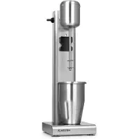 Klarstein Kraftpaket Pro milkshake-mixer proteïneshake 80W roestvrij staal zilver