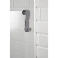 Primanova Handdoek Kleding Haak voor Radiator | Hanger voor Badhanddoek | Grijs