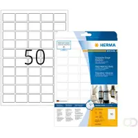 Herma 8338 weersbestendige folie etiketten A4 37 x 25 mm wit (1250 etiketten)