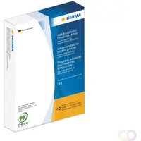 Herma Hechtetiketten voor drukmachines, DP1, 34 x 67 mm, geel, permanent hechtend