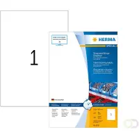 Herma Etiketten slijtvast A4, 210 x 297 mm, wit, extreem sterk hechtend