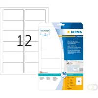 Herma Etiketten 8842 Klevend Wit 8,89 x 4,66 cm 25 Vellen à 12 Etiketten