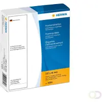 Herma Frankeeretiketten enkel, 157 x 41 mm, permanent hechtend
