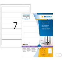 Herma SuperPrint Etiket Klevend Smal 4283 A4 19,2 x 3,8 cm Wit 100 Vellen à 7 Etiketten