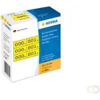 Herma Numeriek Etiketten 4801 Klevend Geel 10 x 22 mm 3000 Stuks