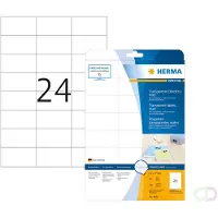 Herma 4685 transparante etiketten A4 mat 70 x 37 mm (600 etiketten)