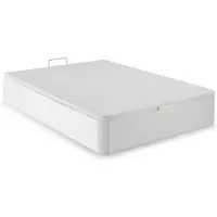 Vente-unique Bedbodem met opbergruimte HESTIA van DREAMEA PLAY - Mat wit - 160 x 200 cm
