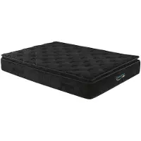 Vente-unique Matras met pocketveren en ge?ntegreerd topmatras - BLACK DREAM van DREAMEA PLAY - 160x200 cm