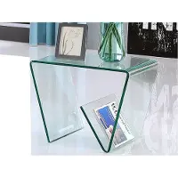 Vente-Unique.nl Bijzettafel ZENIA - Gehard glas