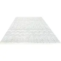 Vente-unique Dekmatras met vormgeheugenschuim ALOE VERA van NATUREA - 180 x 200 cm