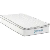 Vente-unique Matras met pocketveren en bijpassende dekmatras ALTIER van DREAMEA - 90x190 cm