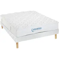 Vente-unique Set bedbodem en matras pocketveren en vormgeheugen ILLUSION van - 140 x 190 cm