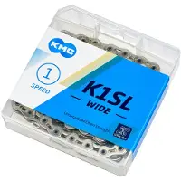 Kmc Ketting K1SL 1/8 wide silver 100s