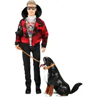 Toi-Toys Premium Lucas Tienerpop Man Met Hond - 31 cm