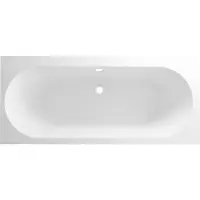 Wiesbaden Ligbad portus rd inbouw 180x80x49 acryl mat wit