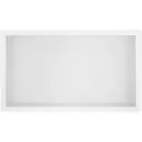 Wiesbaden Inbouwnis | Exellence | 30x60x10cm | RVS Mat Wit