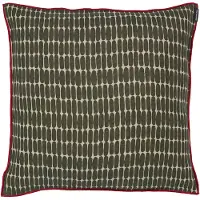Marimekko - Alku - Kussenhoes - Katoen - Bruingroen - 40x40 cm