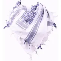 Fostex Arafat PLO sjaal blauw/wit