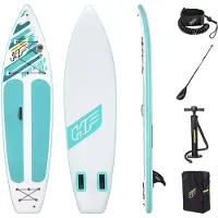Bestway Hydro Force Opblaasebare SUP Board Aqua Glider Set - 320 x 79 x 12 cm