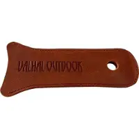 Valhal Outdoor Steel hoes / handvatbeschermer - Echt Leer - met gat om op te hangen VH.SLEEVE