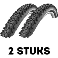 Schwalbe Fietsband - Buitenband - Set van 2 - Black Jack 18 x 1.90 (47-355) zwart