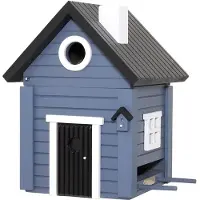 Wildlife Garden Vogelhuisje Vogel/voederhuisje - Multiholk Blått Hus- Nestkastje - - Blauw - WG118