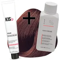 Kis haarverfset - 6RM Licht rood mahonie - haarverf & waterstofperoxide