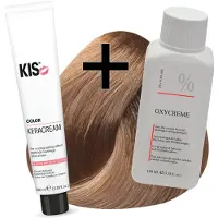 Kis haarverfset - 8G Licht goudblond - haarverf & waterstofperoxide