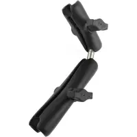Ram Mounts RAM Medium Dubbele Socket Arm, Smartphonehouder, Zwart