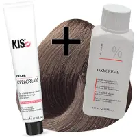 Kis haarverfset - 8A Licht asblond - haarverf & waterstofperoxide