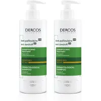VICHY Dercos Anti-Roos Shampoo - voor droog haar - Voordeelbundel 2x 390ml