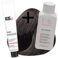 Kis haarverfset - 5A Licht asbruin - haarverf & waterstofperoxide