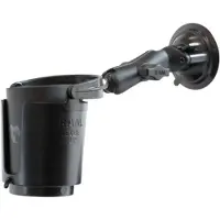 Ram Mounts Unpkd RAM Drinkbekerhouder, Onderdelen voor notebooks, Zwart